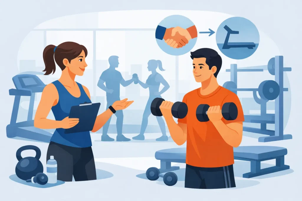 Probetraining im Fitnessstudio: Ablauf erklärt