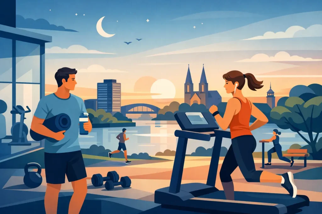 Fitness nach der Arbeit in Krefeld, die bleibt