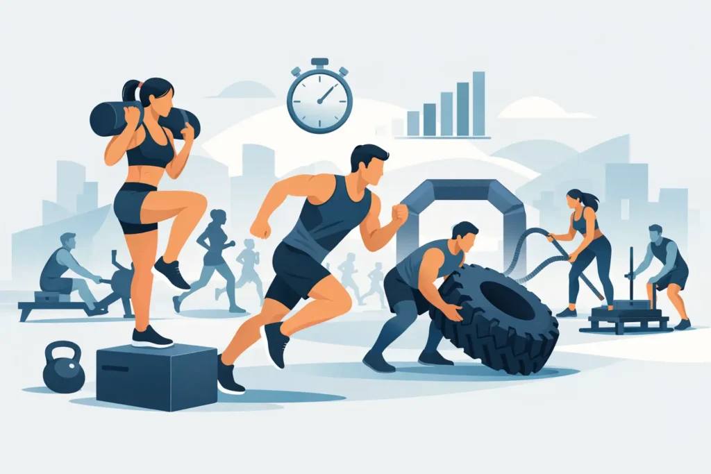 Hyrox Workouts für Wettkampfform